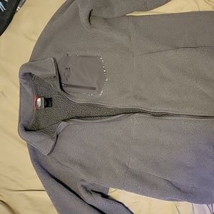 North Face thick grey jacket